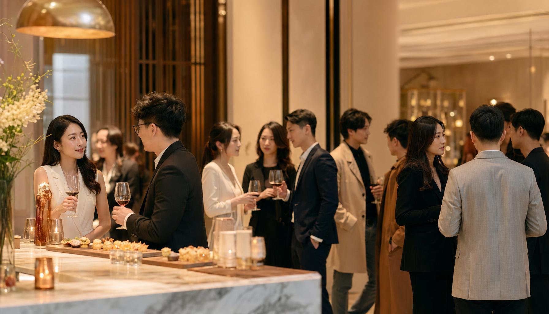 自由互動 · 餐酒會
